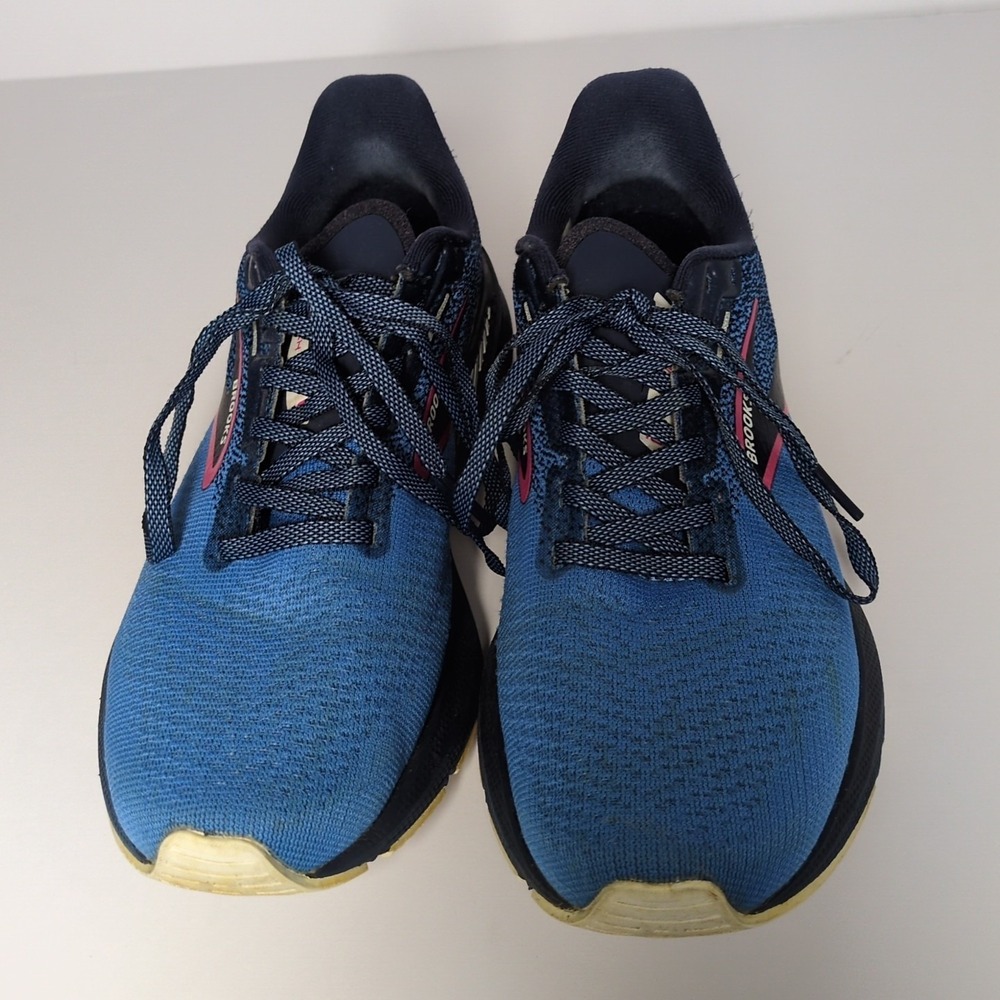 Brooks Launch GTS 10 SZ 7 Women's Running Shoes Peacoat/Marina‎ Blue/Pink - Picture 5 of 8